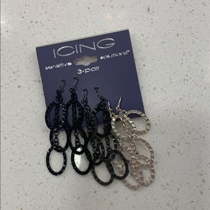 3 Pair Earring Set